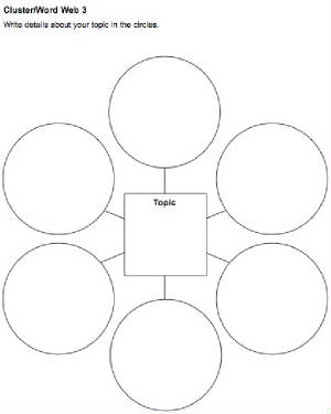 Graphic Organizer Template Concept Web Worksheet